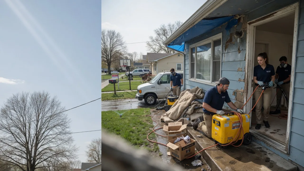 Basement Flood Cleanup in Blue Mountain, MS near me
